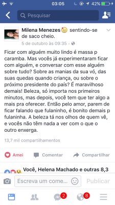 Voltamos para a programação normal mores!!