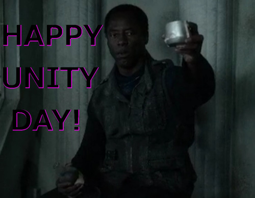 XXX #the100 Fun Fact: October 1st is Unity Day! photo