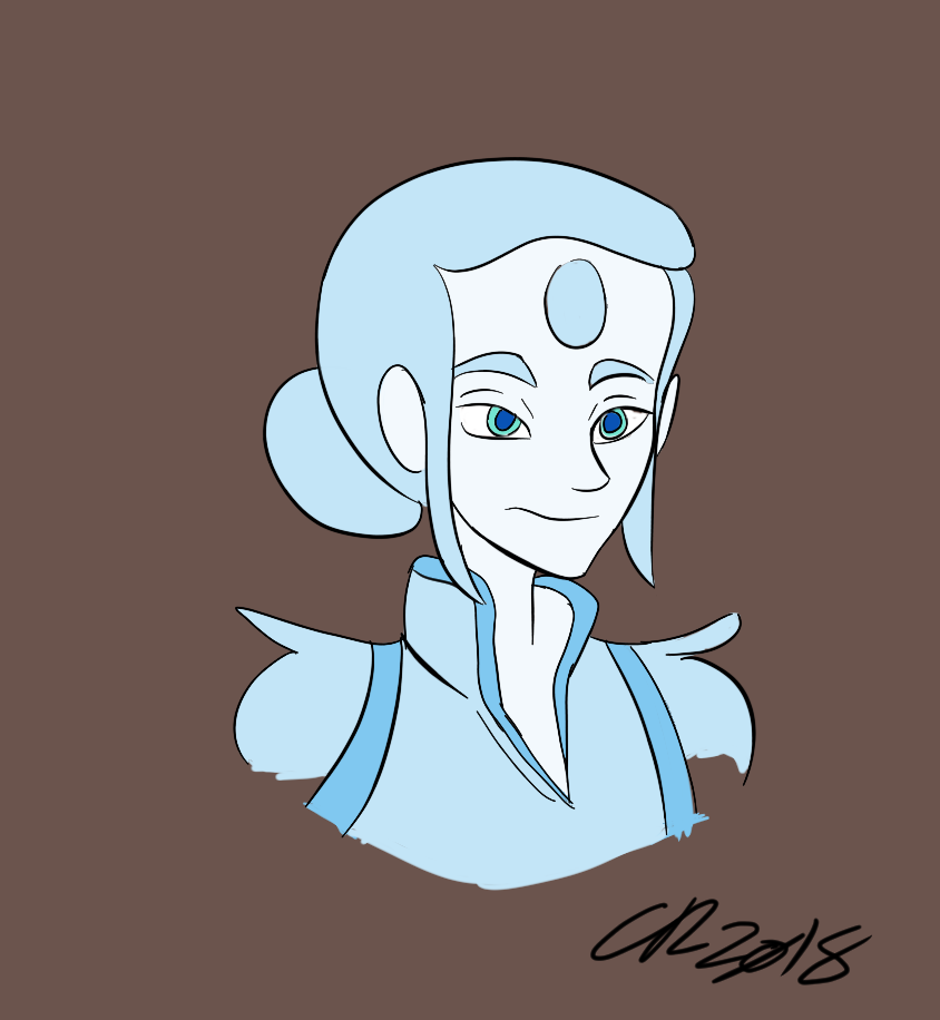 Practicing drawing on my new tablet (XP-Pen Artist 13.3). Have not drawn her in a