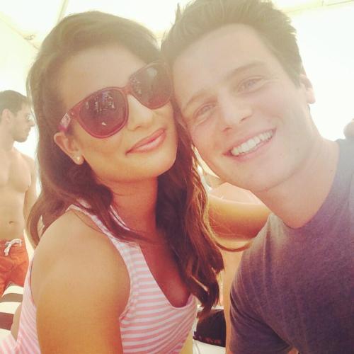 leamichele-news: @msleamichele So excited for this #Coachella weekend with my bff JGroff! Having bla