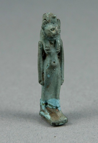 Amulet of a Lion-Headed Goddess, Ancient Egyptian, -1069, Art Institute of Chicago: Arts of AfricaGi