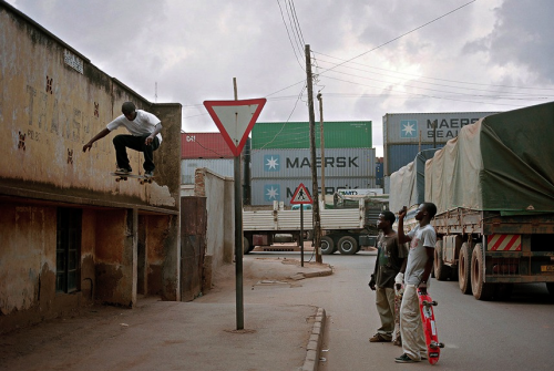 nubbsgalore:to avoid paying a construction fee, jack mubiru, father of the skateboarding scene in ug