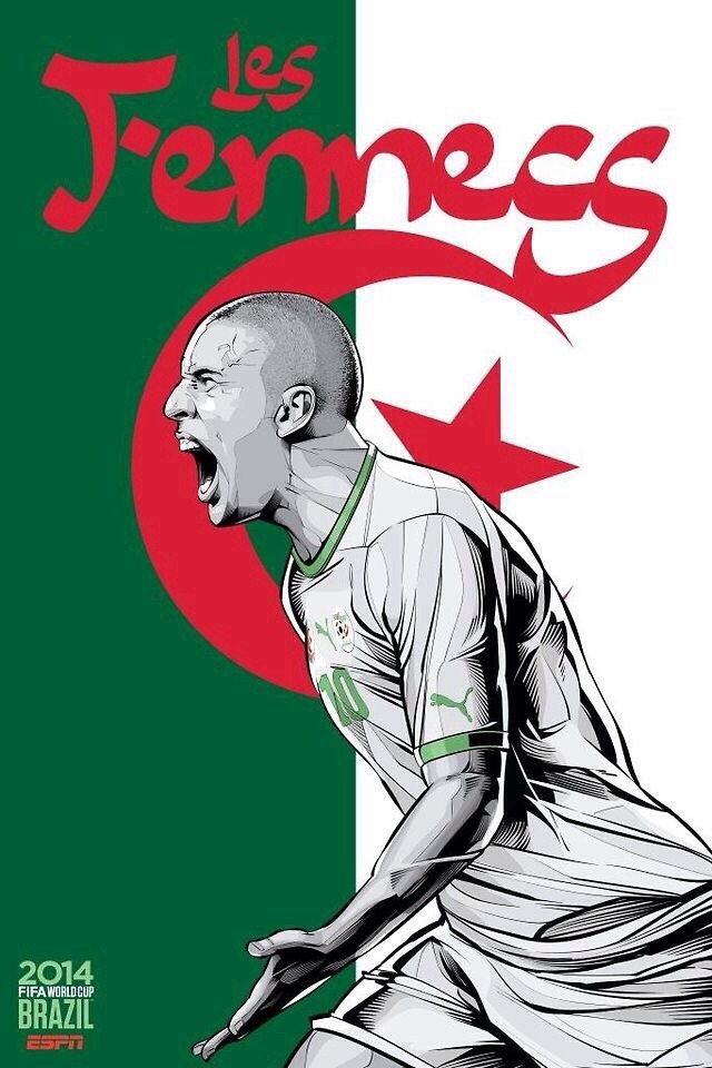 shalabiya:  We support #Algeria only Arab country in the World Cup good luck ✌️123