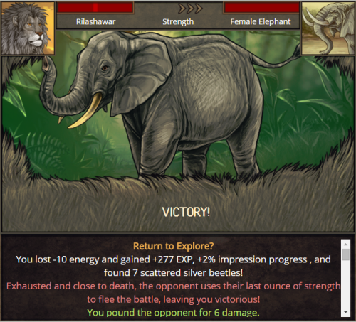 Ril just beat up a fucking elephant. That is insanity. 