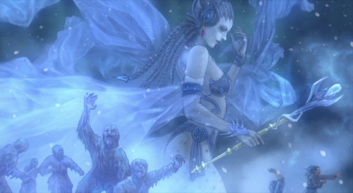 the-lost-seiya:  “His benevolence warms the frozen heart of the Frostbearer. The mortals have earned her respect; he, her love and admiration”