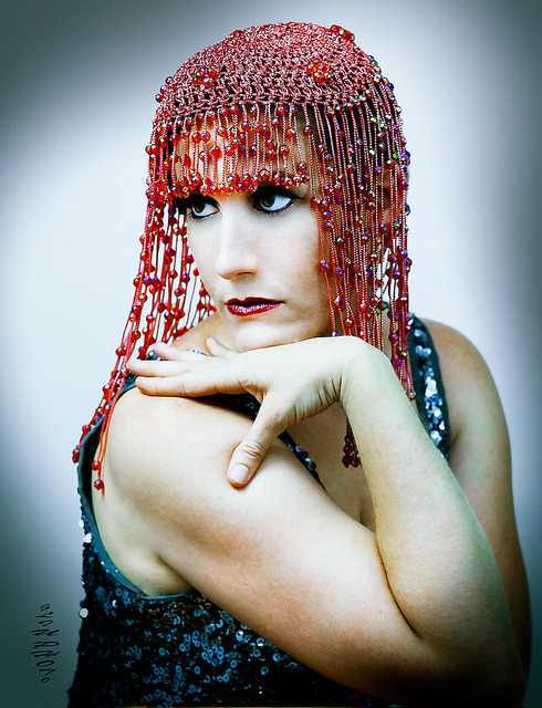 #Burlesque performer Dee Dee Perks in #Hollywood 2014 by GLIU PHOTO. Ginger Liu #Photography on Flickr.