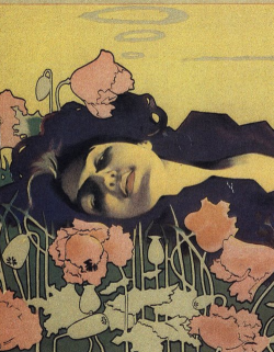 23silence:  Detail of Cigarrillos Paris poster - Aleardo Villa, 1901 