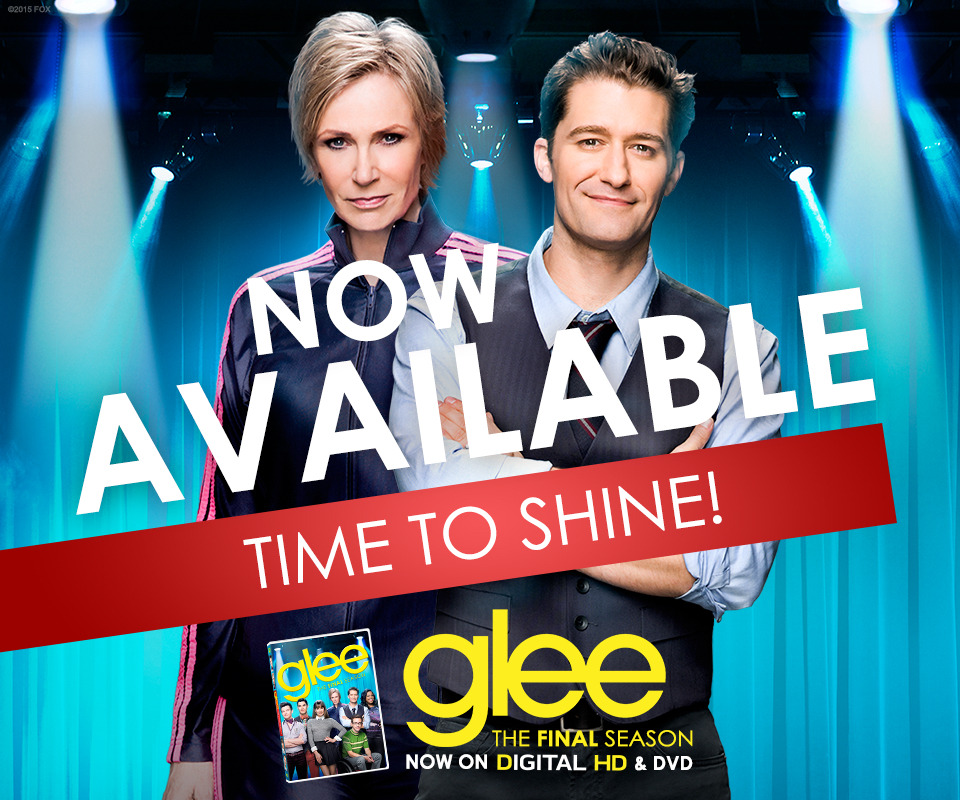 It’s time to shine, Gleeks. Get the Final Season and Complete Series now! TUMBLR TAGS: Glee, Gleeks, Glee Final Season