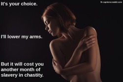 It’s your choice.Caption Credit: Uxorious HusbandImage Credit: https://pixabay.com/en/model-erotica-grace-tenderness-1246488/