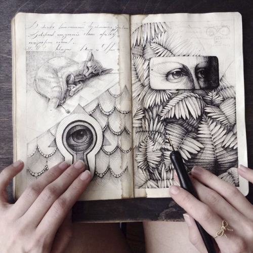 archatlas:The Art ofElena Limkina If you’ve got an old soul, you’ll be enamored by the delightfully 