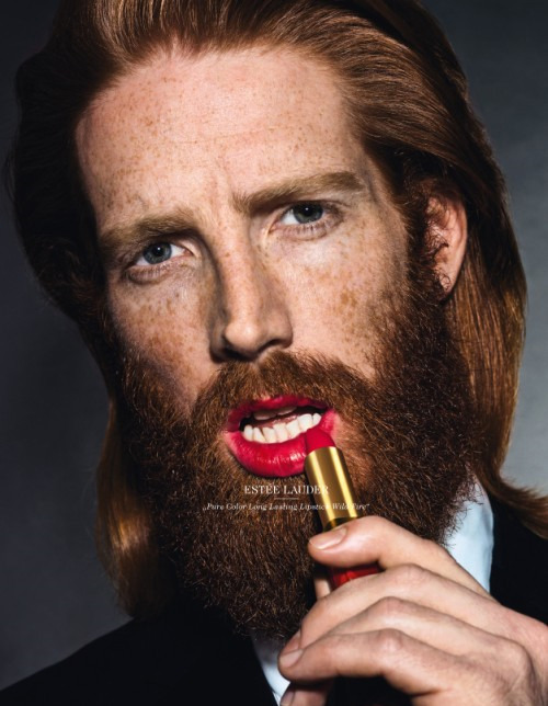 Happy National Lipstick Day! Johnny Harrington for TUSH Magazine
