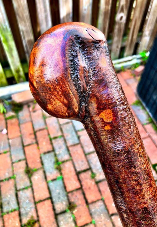 Irish blackthorn shillelagh. 22 inches long, 720g in weight. The term shillelagh (thonged stick) has