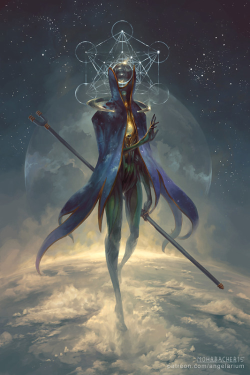 knightofleo: Peter Mohrbacher | Angelariumuriel, angel of flamerahab, angel of the deep sahaqie