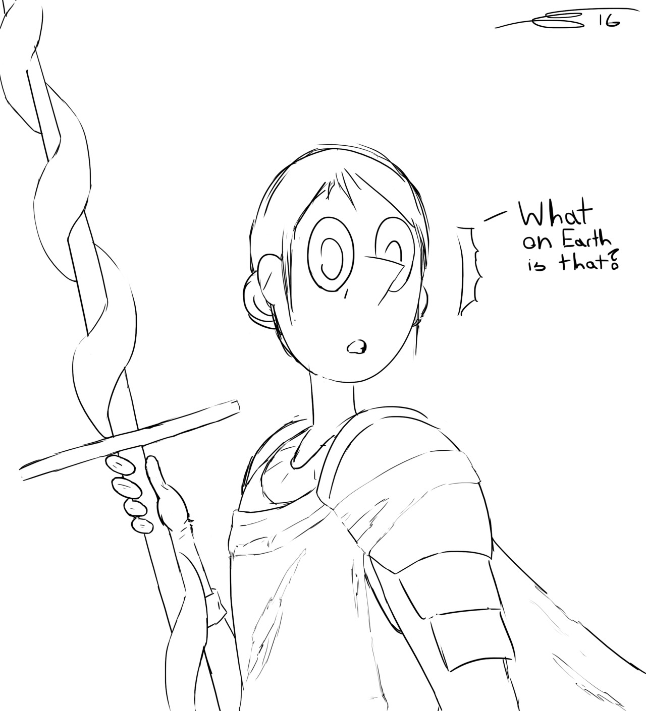 freelancer960:  A little SU X dark souls comic I might add colour at a later date,