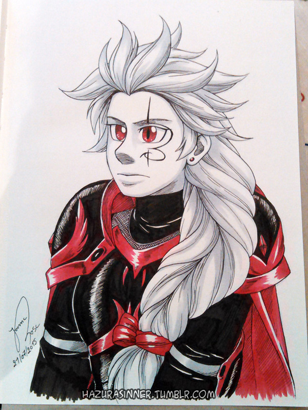 hazurasinner:  Hello everyone! I’m back from my vacation and I bring drawings this