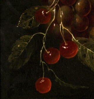 detailedart:  Cherries by Jan Davidsz de Heem. 