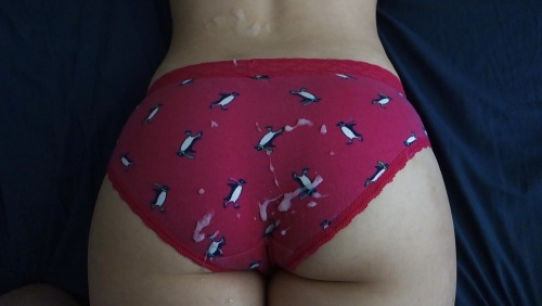 clothingcum: cum-on-panties: nowdrivemehome: Penguin! Get ready for a smattering of pics from nowdri