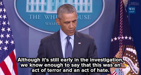 micdotcom:Watch: President Obama calls Orlando gay club shooting an act of “terror and hate” in spee