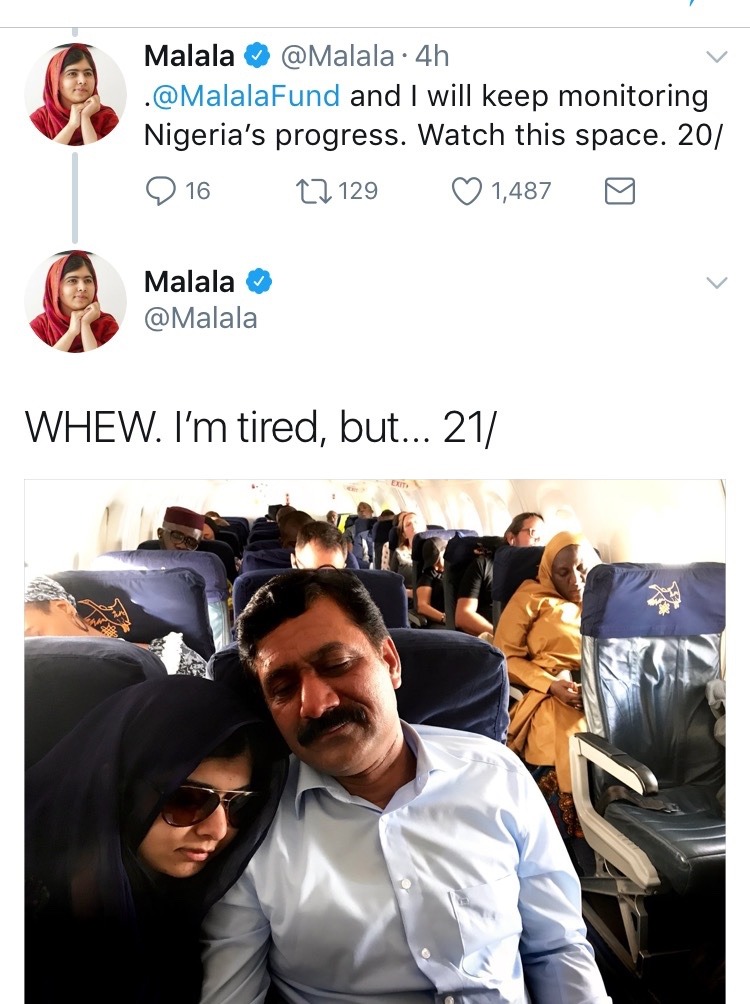 queerafricanboy: weavemama:  Malala really is a class act for standing up against