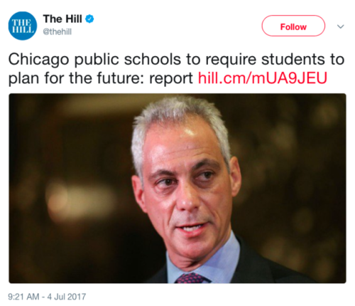 princessnijireiki:thewinterotter:micdotcom:Chicago public schools to withhold diplomas if students d