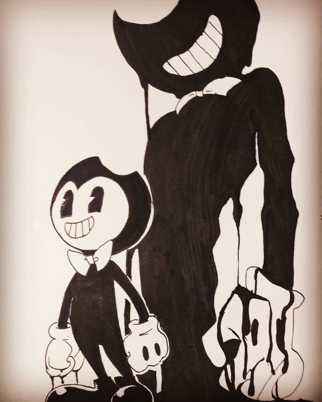 Making art to life — #games #dibujo #bendyandtheinkmachine #bendy #ink...