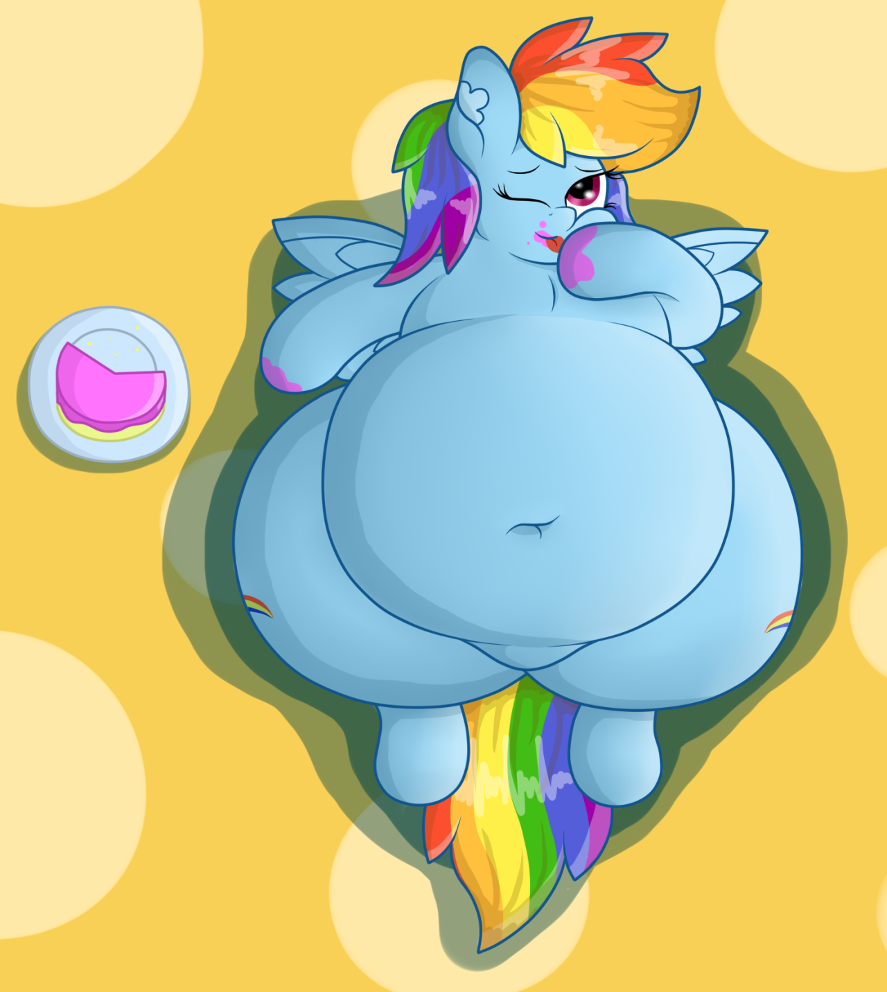 dullpointdraws:  dullpointdraws:  Dash loves her cake, this has been made clear 