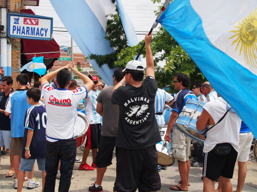 World Cup 2014. Argentina 0 - Germany 1 13 July 2014, 3:00 pm. Rio Plata Bakery, Elmhurst
“Few things happen in Latin America that do not have some direct or indirect relation with soccer. Whether it’s something we celebrate together, or a shipwreck...