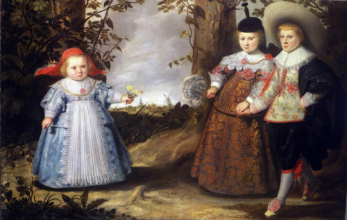 Three children by Jacob Gerritsz Cuyp, 1635