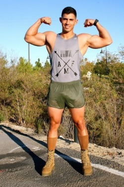 proudbulge:Love nylon shorts.