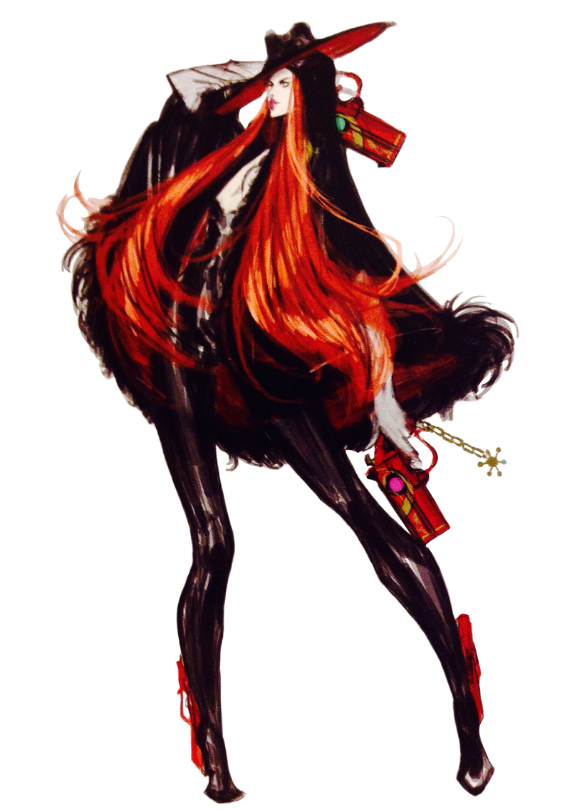 bleachrocks28:  Bayonetta’s character design 4/?