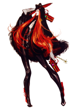 bleachrocks28:  Bayonetta’s character design