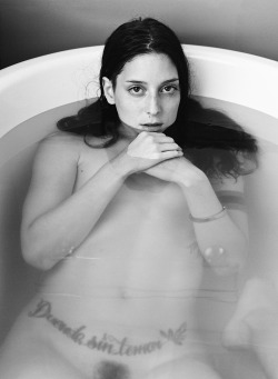 creativerehab:  Cam in the Nomad bath #6.Lo-res 120 film scan.