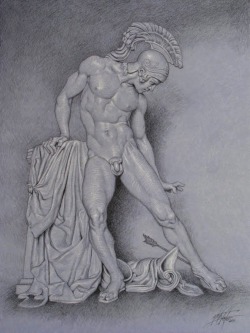 Achilles. 2011. drawing. Rita Foster.