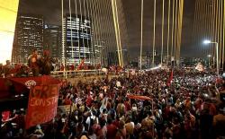  Brazil: 20,000 People Protest World Cup