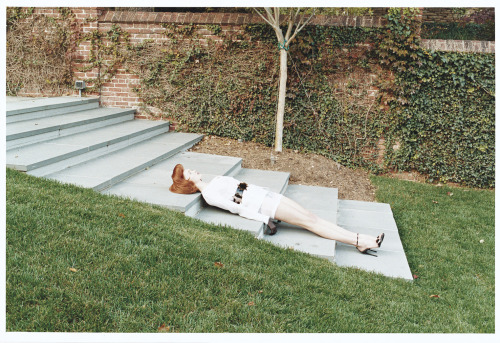 wmagazine: Sunbathing in DC. Photo by Juergen Teller, styled by Camilla Nickerson; W Magazine Februa