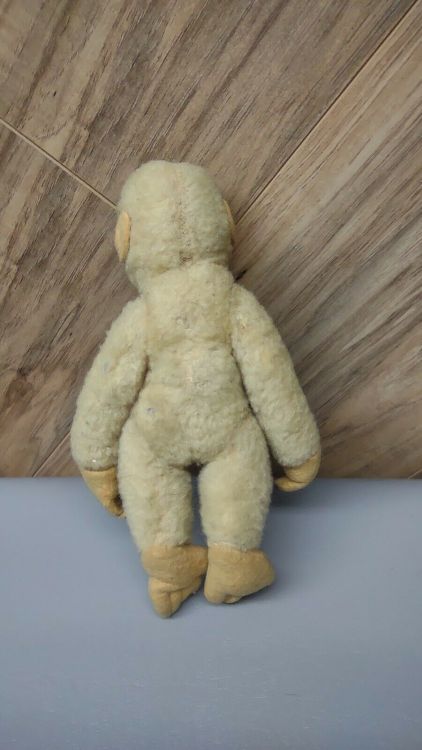 Vintage Plush German Made monkey 9 felt face squeaker Schuco Hermann ebay mainstreetgifts149