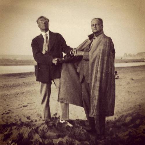 Wassily Kandinsky and Paul Klee - Photo Lily Klee, 1929https://painted-face.com/