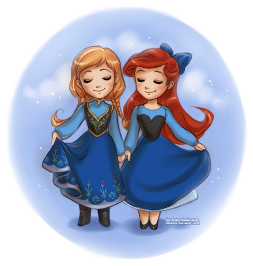 daekazu:Anna and Ariel = almost sisters :)