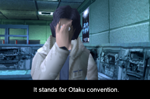 thistownneedsmegabusters: shadow-dio-sama:  you can see the disappointment in every pixel of his low poly face  until i recently played this game I always thought these were fake subtitles  