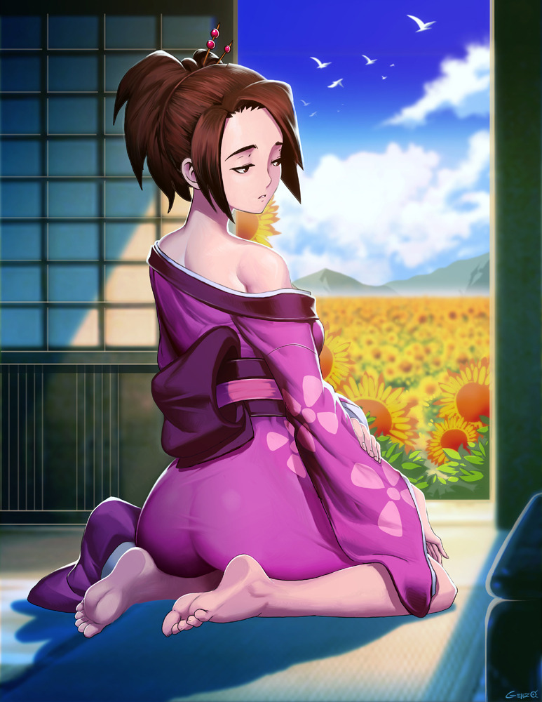 genzoman:Fuu from Samurai Champloo commission done some time ago. Yeah, SFW and not