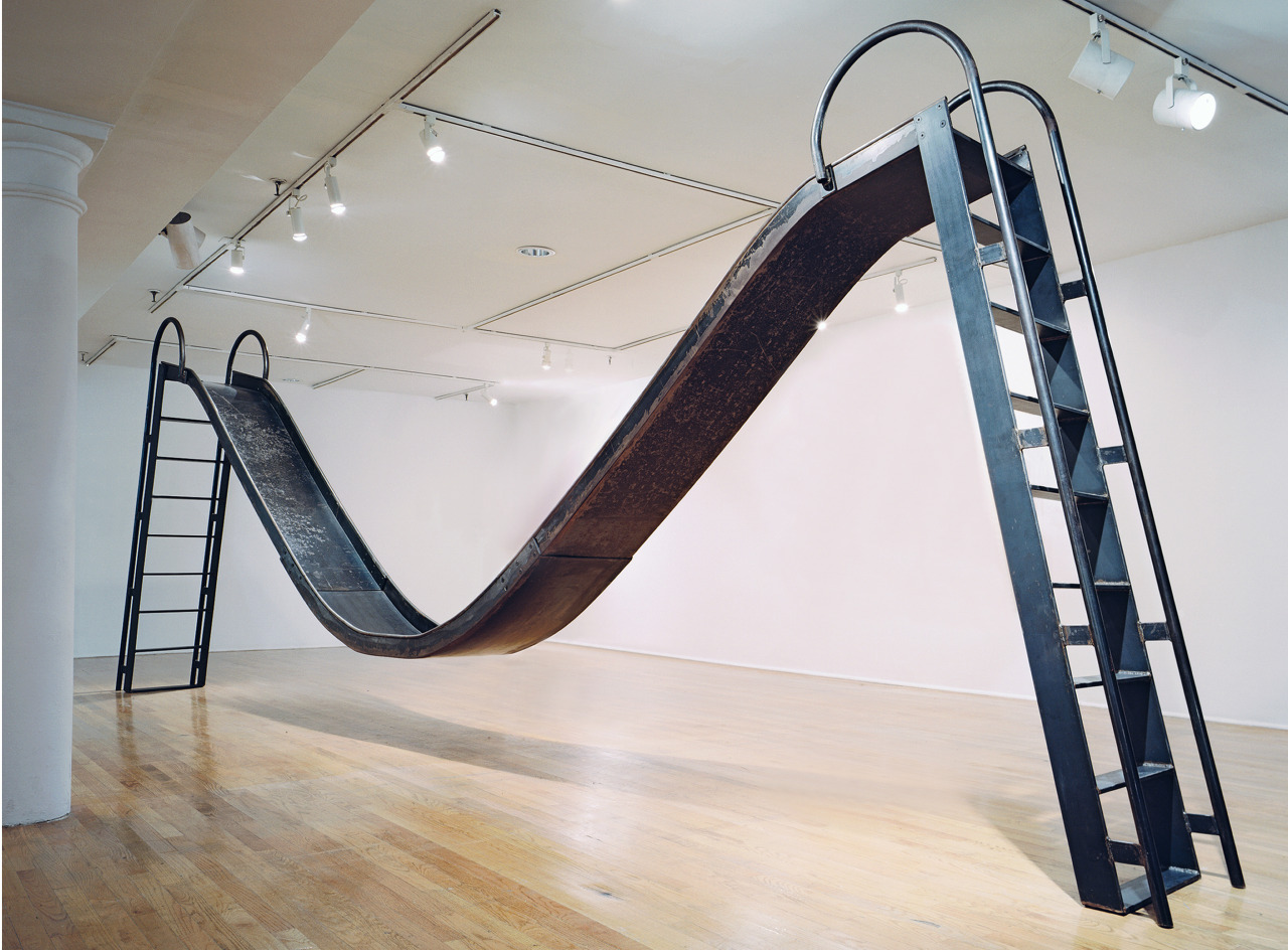 heckboy: sculpture-center:  FEATURED ARTIST: Karyn Olivier, Doubleslide, 2006. Installation