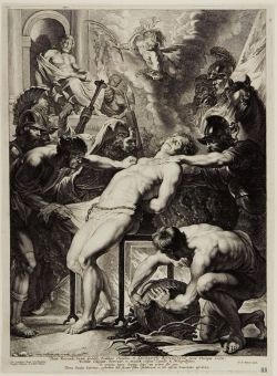 Martyrdom of St.Lawrence. 1621. Lucas Vorsterman.