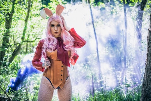 White rabbit, inspired by Guillermo Meraz illustration. Photo by...