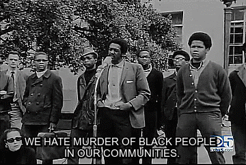 swagintherain:A Black Panthers press conference at the Alameda County Courthouse