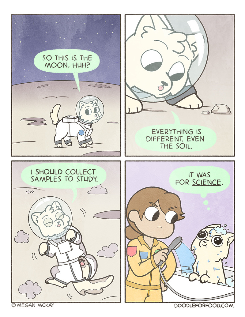 doodleforfood: For science!   Patreon | Shop | Webtoon Series     x3