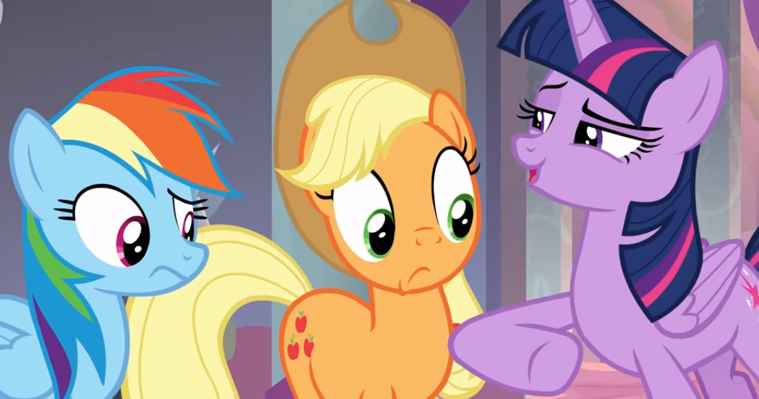 I start to ship them (applejack and twillight) because of you :D(periola)my face