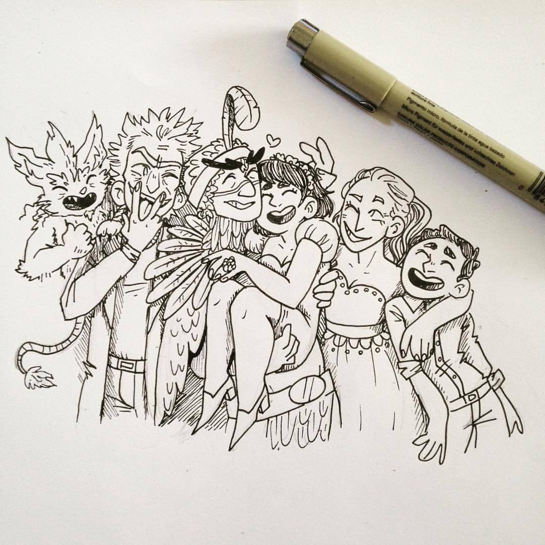 eggpreg:  inktober day 5 - what could have been :’) 