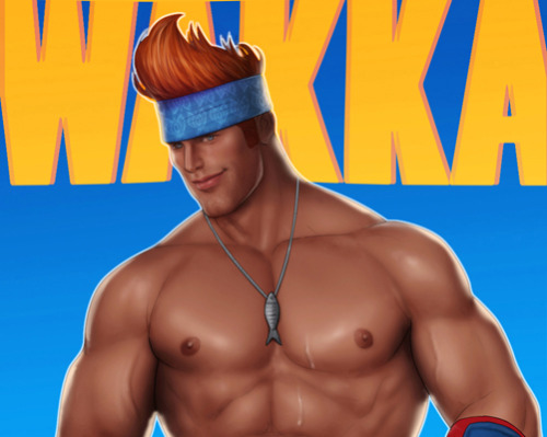 Just posted Wakka from FFX at my Patreon gallery.  You can see the larger, uncropped version HE