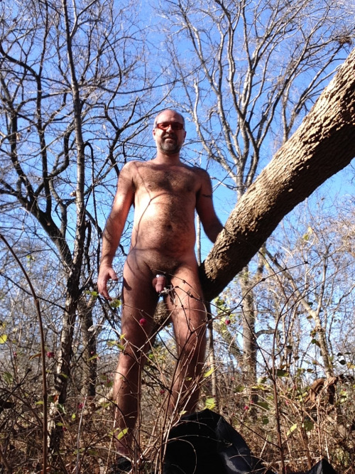 queersean68:  Today’s want in the woods.  It was sunny and 60 degrees.