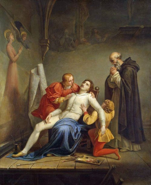 ¸.•*¨*•.¸♥¸.•*¨*•.¸♪¸.•*¨*•.¸Auguste Couder ~ Death of Masaccio ~ ca. 1817